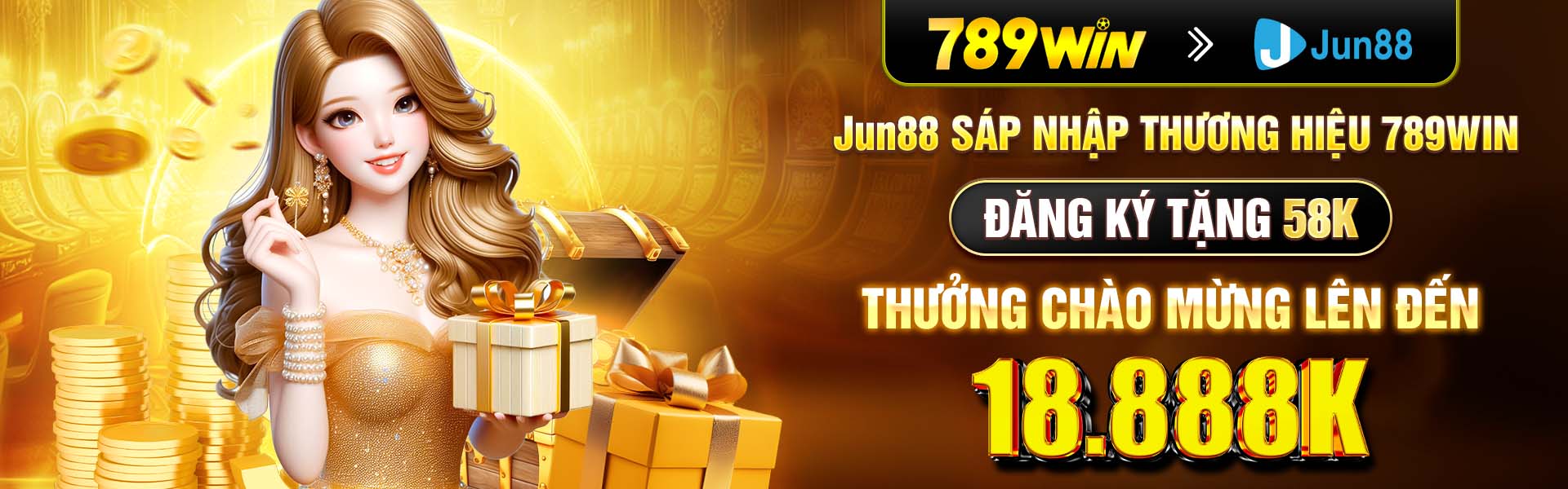 789win sáp nhập Jun88 thưởng chào mừng 100%